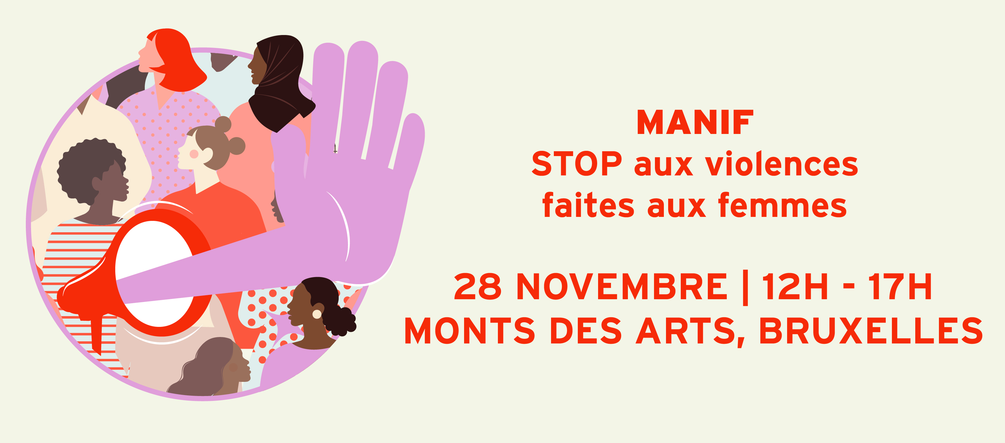 Manifestation contre les violences faites aux femmes