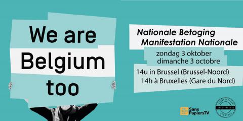 Manifestation pour la régularisation des sans-papiers