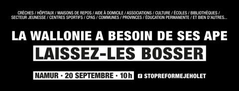 FGTB Wallone - Manifestation APE