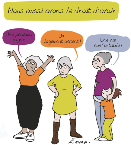 Femmes et pension | Action en front commun