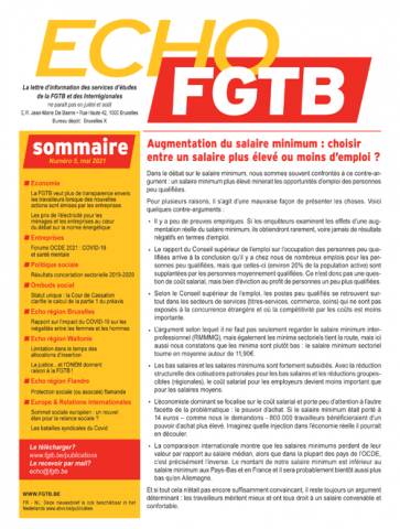 Echo FGTB n°5 | Mai 2021
